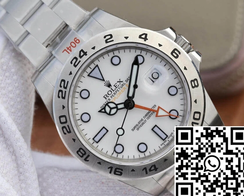 Explorer White Factory GM M216570-0001 Stainless Rolex Steel V4 Dial 0123